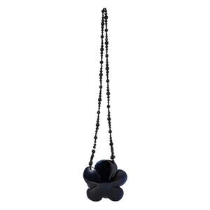 Susan Fang Flower Bag 3D Printed Beaded Purse Evening Party Statement Purple